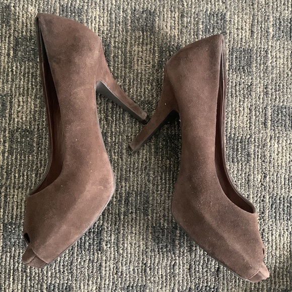 Rockport Adiprene by Adidas Womens Suede Leather Open Toe Platform Heels - Picture 8 of 8